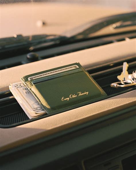 emerald green card holder